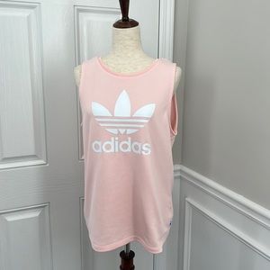 Adidas Originals Trefoil Textured Tank Top